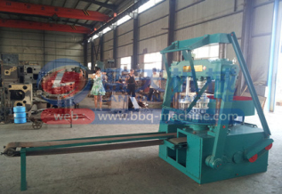 BBQ charcoal briquette making machine